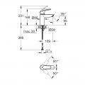 Змішувач для раковини S-розміру Grohe Eurosmart New (32467003) - Фото 1